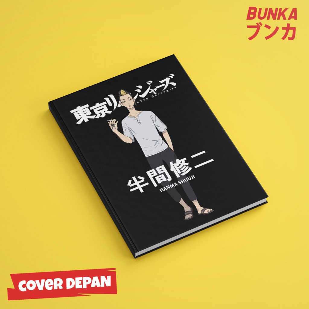 

Notebook Anime Tokyo Revengers Hanma Hardcover A5 Buku Tulis Catatan Note Agenda Planner Jurnal