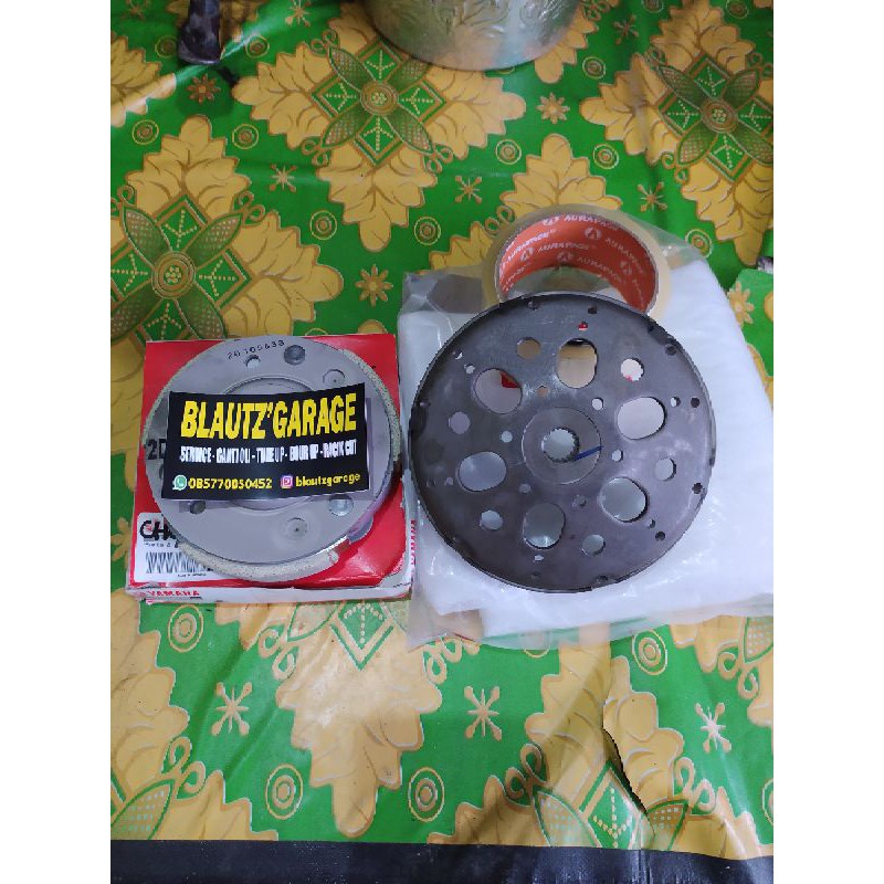 kampas ganda nmax Set Mangkok ganda custom PNP genio, beat fi, Scoopy fi, allnew beat, allnew Scoopy