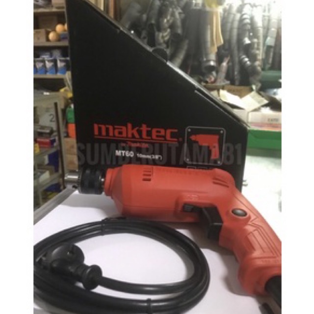 Mesin Bor Maktec Mt 60 / mesin bor Tangan Besi Kayu Maktec Mt 60