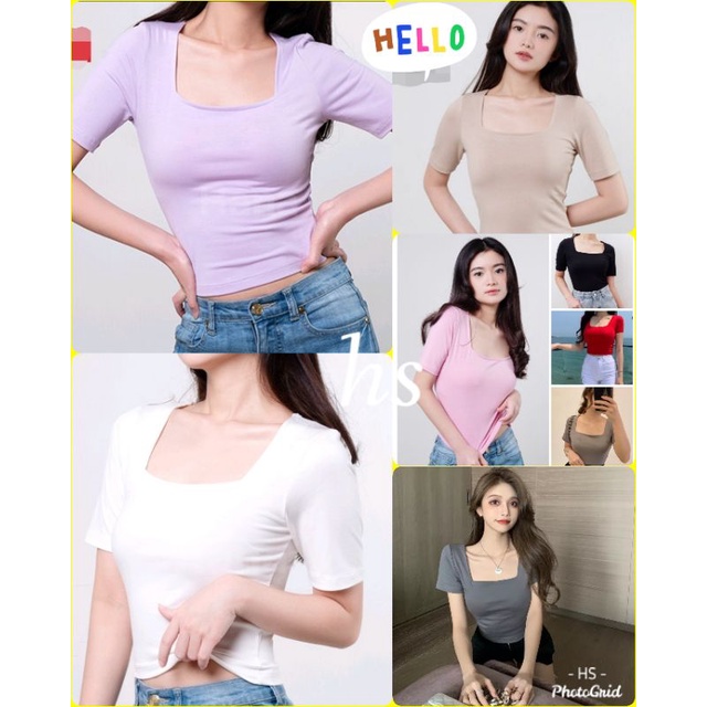 ATASAN TOP KOREAN PUFFI PENDEK/Puffi PDK