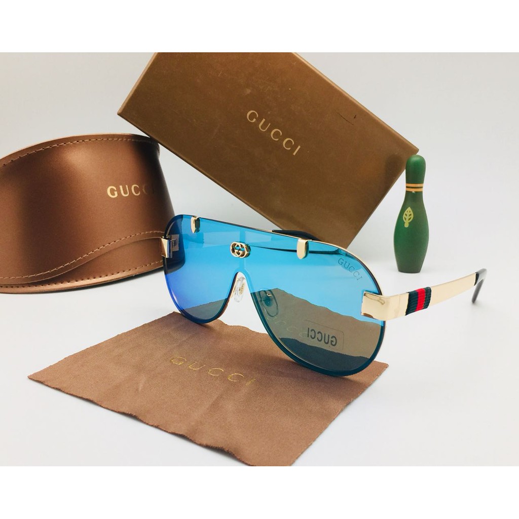 Kacamata Gucci Aviator Heritage Anti UV Sunglasses Pria Wanita
