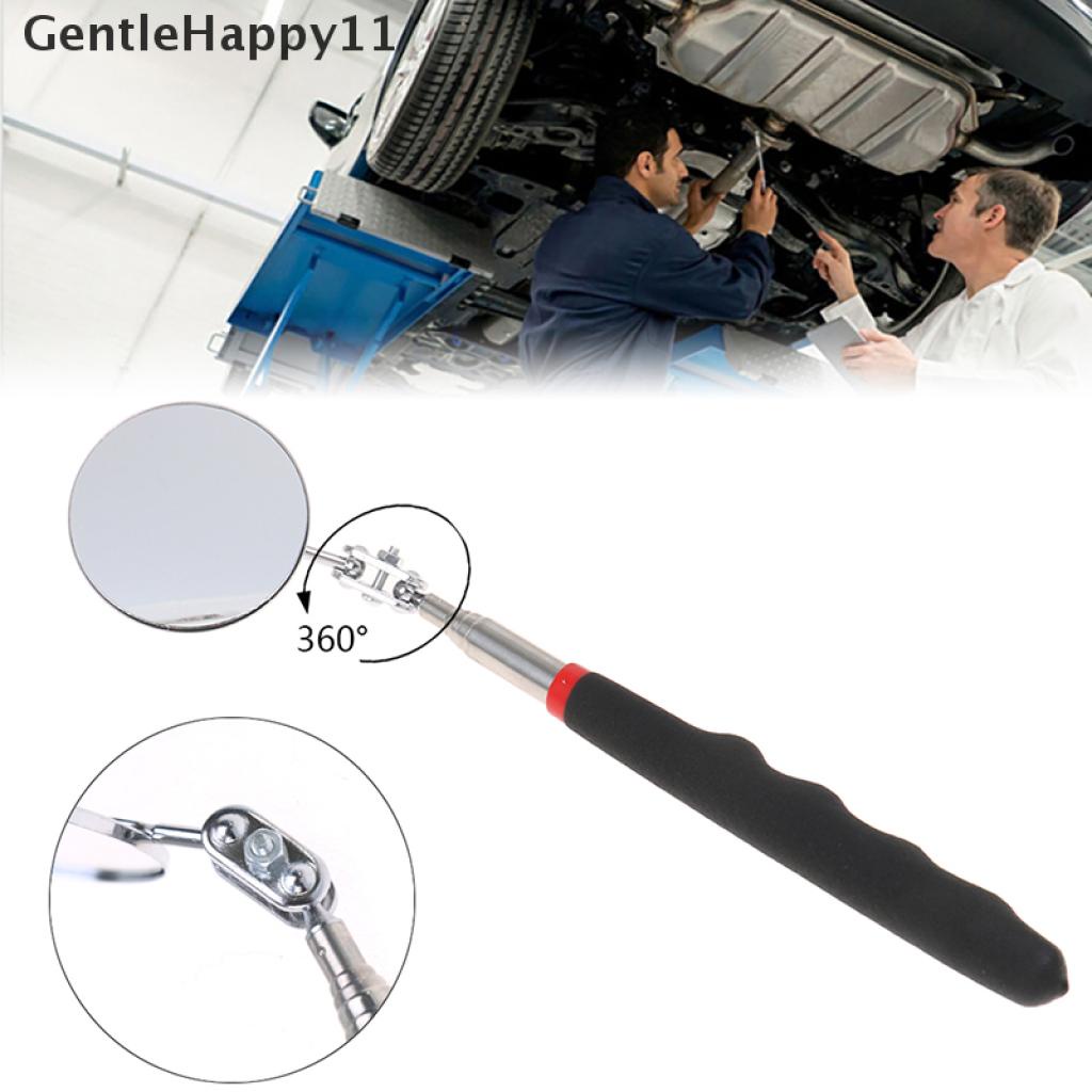 Gentlehappy 1Pc 50mm Cermin Bulat Inspeksi Lensa Deteksi Teleskopik Mobil360° Alat Perbaikan