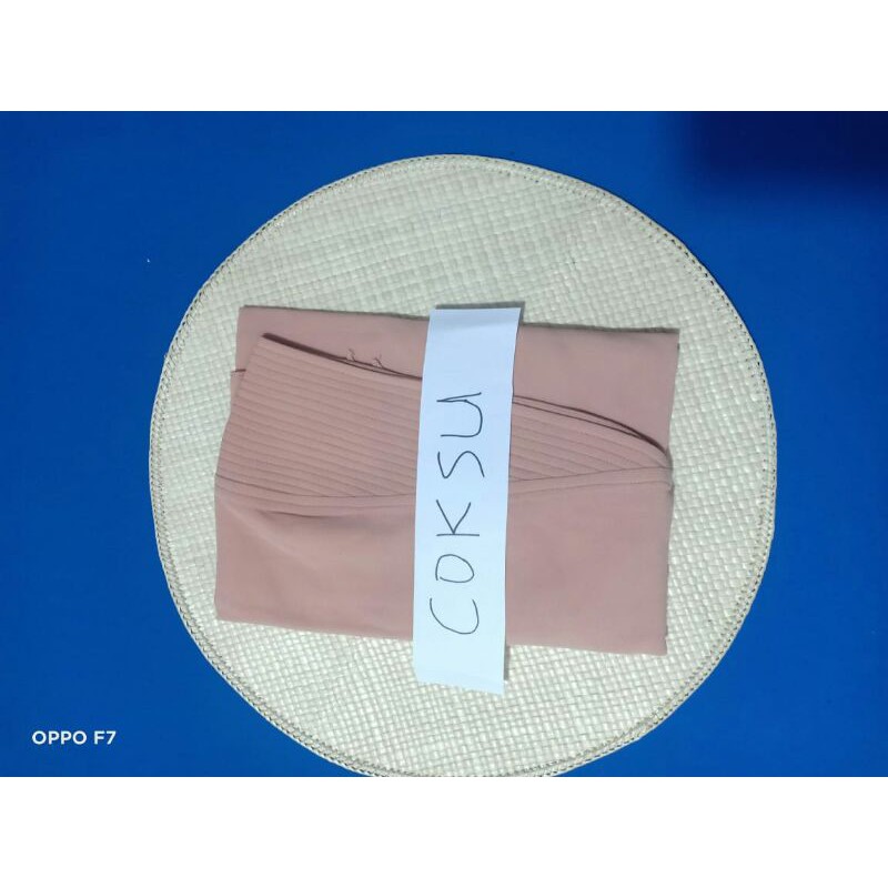 KERUDUNG KHIMAR MALIKA CERUTY PREMIUM/KHIMAR MALIKA BUSA ANTEM SIZE L-Coksu