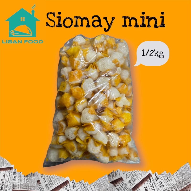 SIOMAY KERING MINI 1/2kg / GRATIS ONGKIR EXTRA / LIBANFOOD