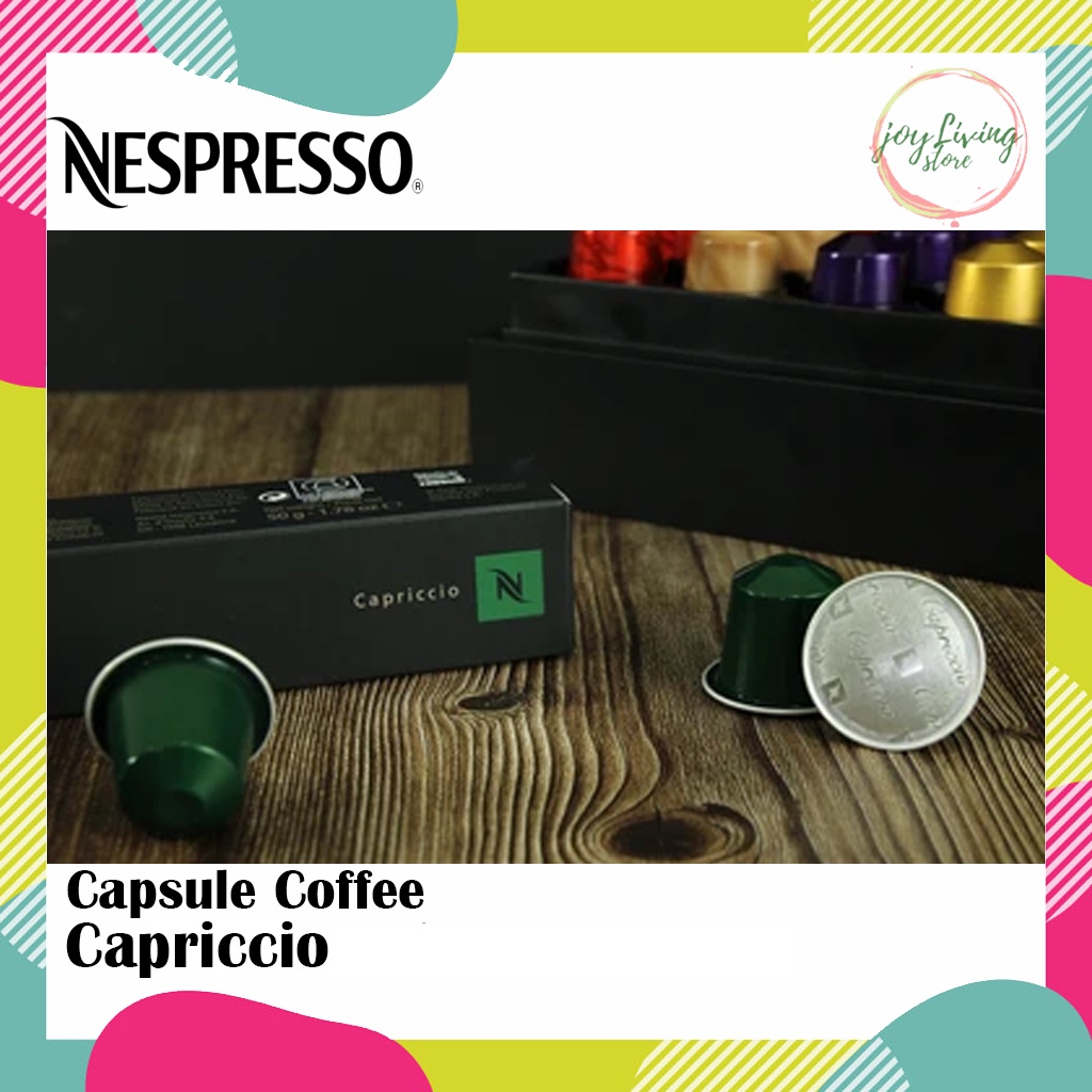 Capsule Nespresso Capriccio Original Nestle 1 Pack - Coffee Espresso Kopi Kapsul Expired Panjang