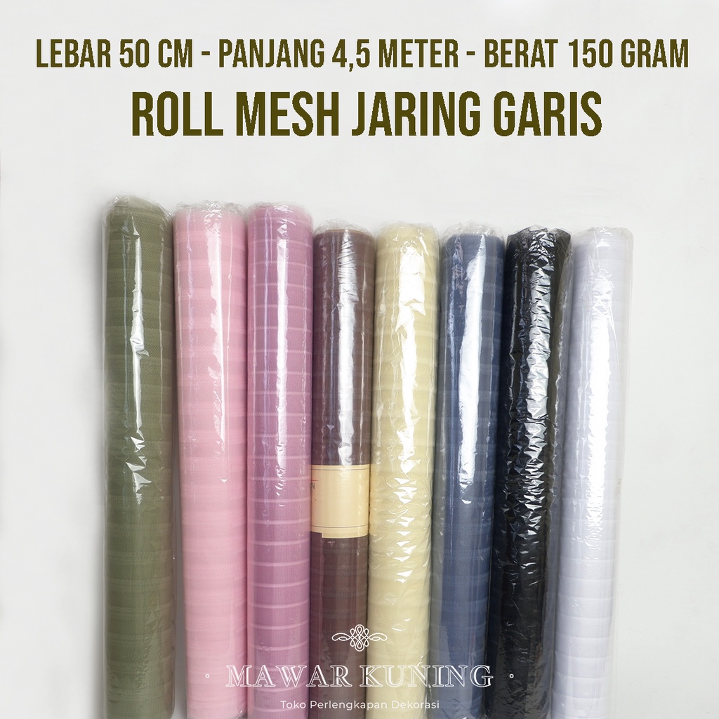 

[ 50 CM x 4,5 Meter ] Roll Mesh Jaring Garis