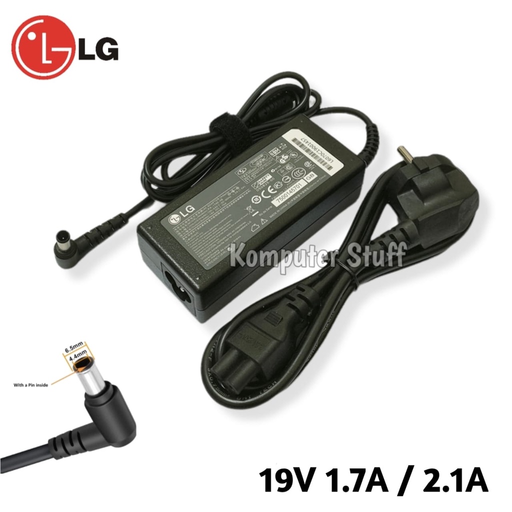 Charger Adaptor LG Monitor / TV LED LCD LCAP21A ADS-40FSG-19 19V 2.1A / 19V 1.7A