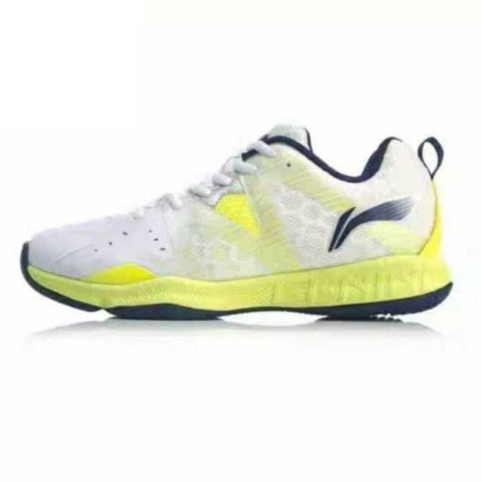 mantul habis badminton New Sepatu Badminton Lining GryFalcon III TD Cushion AYTQ047-1