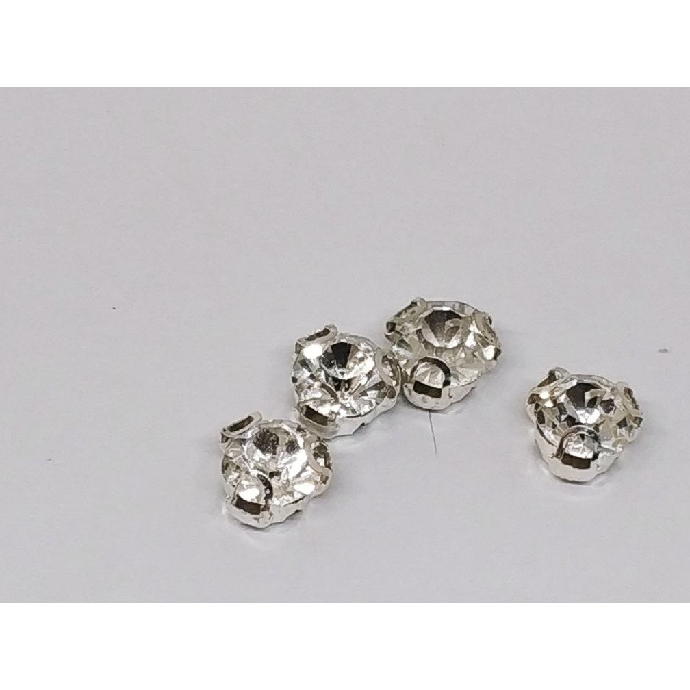 Diamond Cangkang / Permata Cangkang &quot;3D&quot; ss16 1 gross Putih, Putih AB
