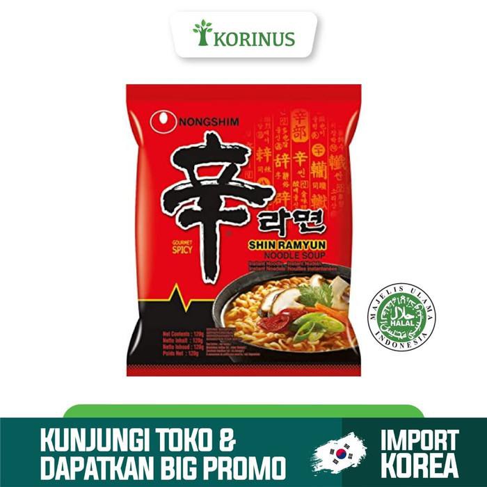 

Nongshim Shin Ramyun 120Gr / Shin Ramyun Spicy Noodle Soup