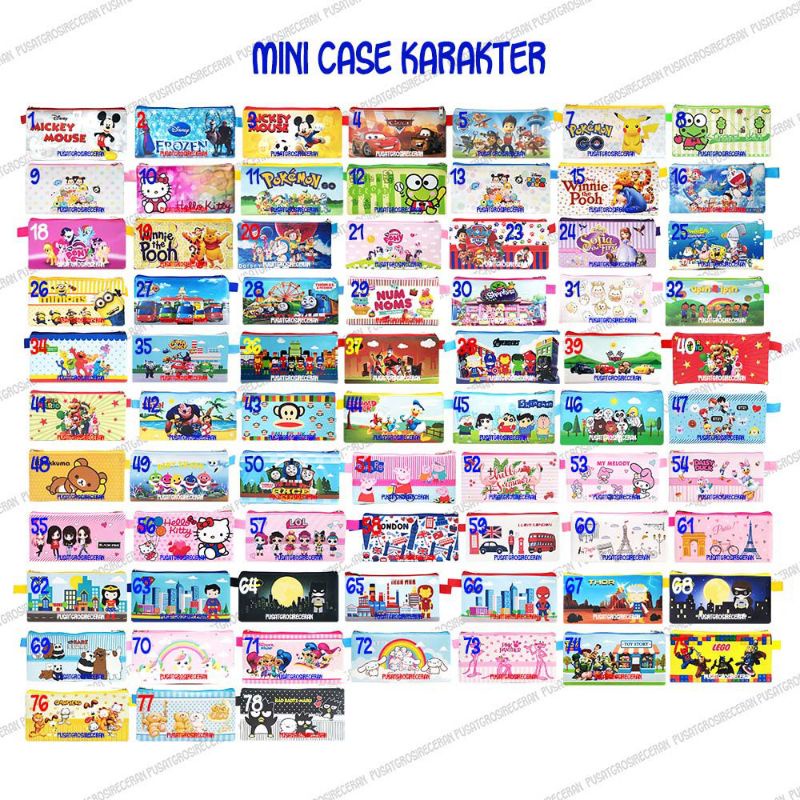 

Tempat Pencil Mini Case Bisa Untuk Menyimpan Alat Tulis Kosmetik Obat Aksesoris Nota Fancy