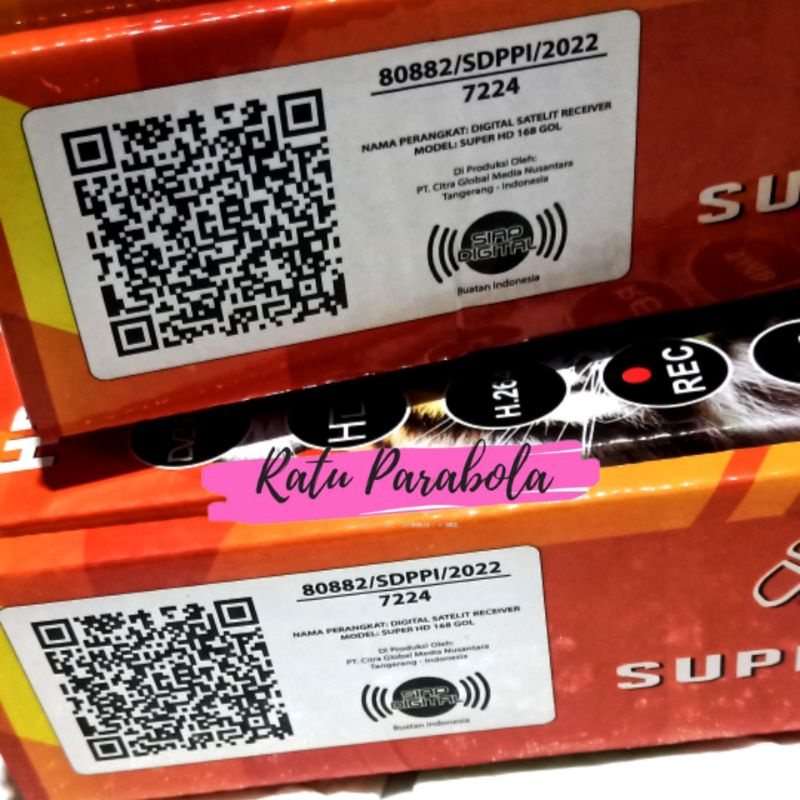 Set top box HARIMAU / KOMODO SUPER HD 168 GOL