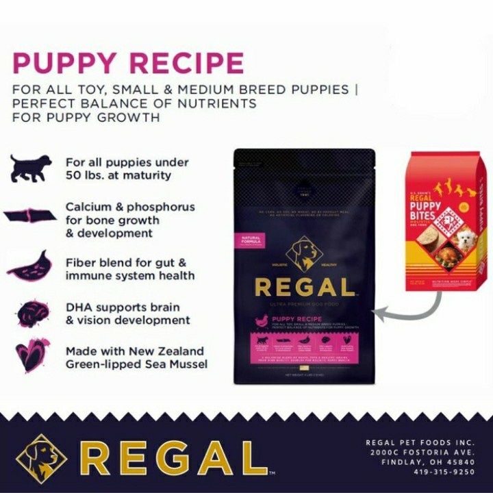 DOGFOOD - REGAL PUPPY HOLISTIC 6.8kg