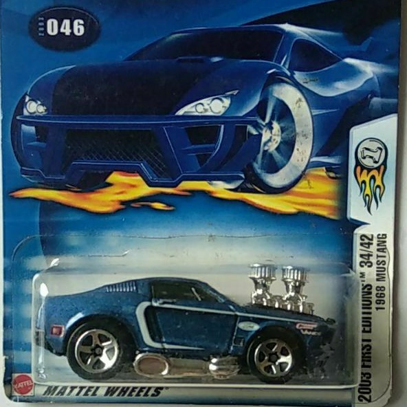 Diecast Hot Wheels 1968 Mustang ( first edition )