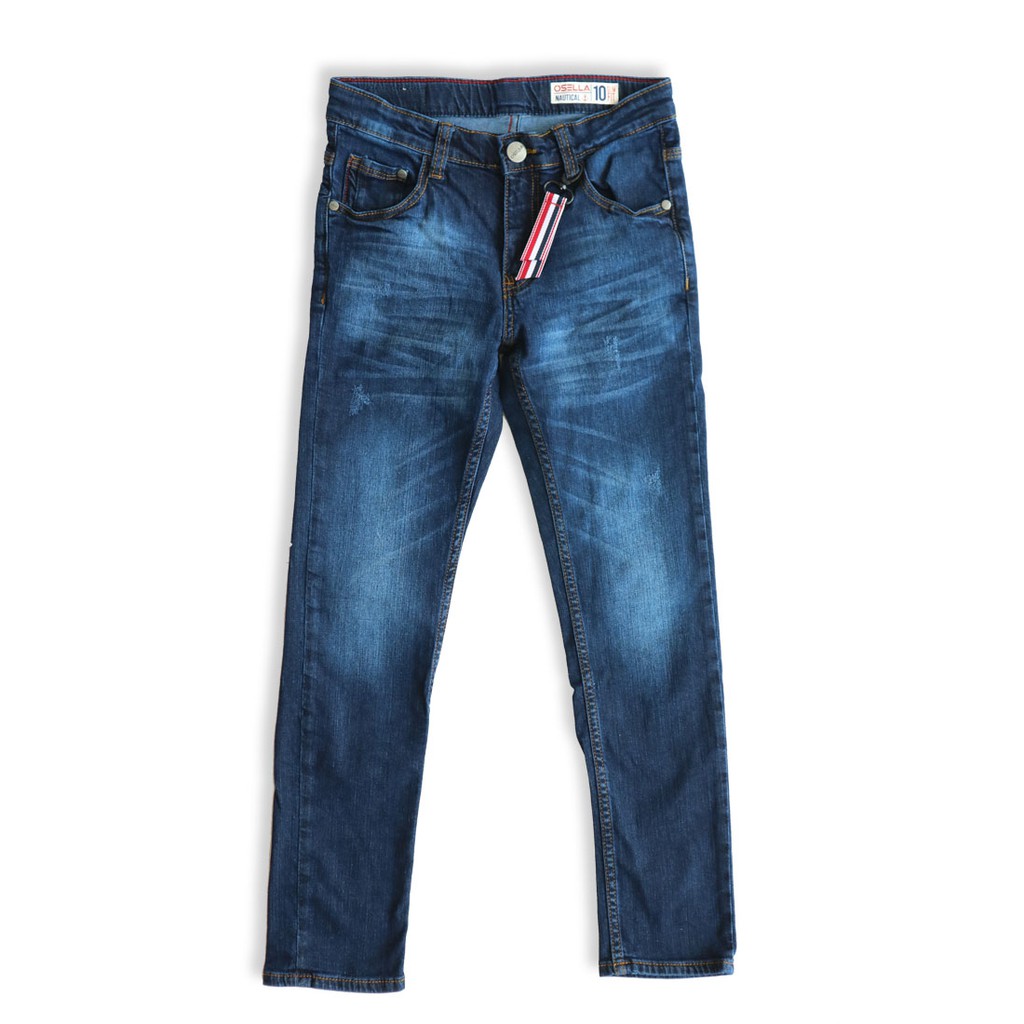 Osella Celana Anak  Laki  Laki  Jeans  Blue Shopee Indonesia