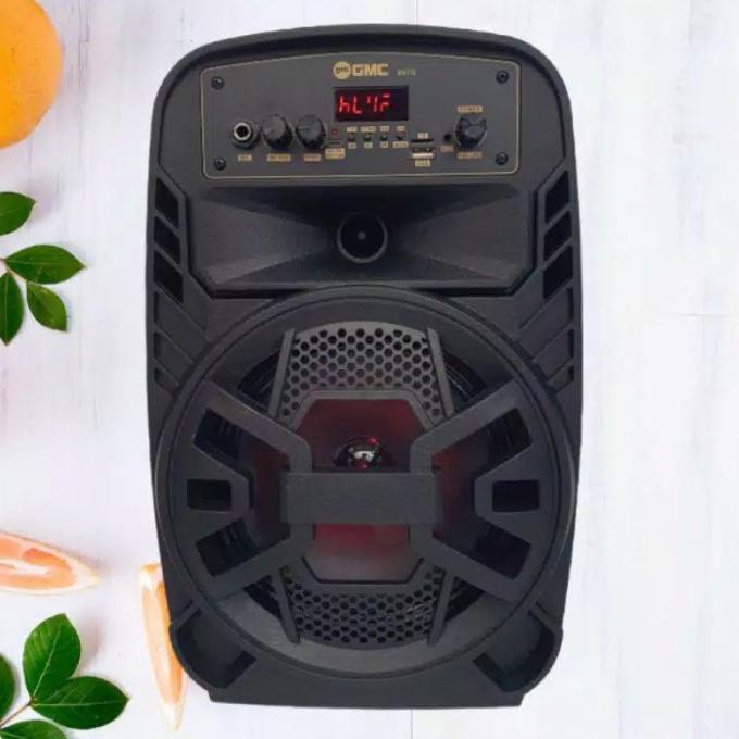 Speaker Aktif Portable Gmc 897G 8 Inch Bluetooth Karaoke Garansi Resmi Outlet.Bumiii