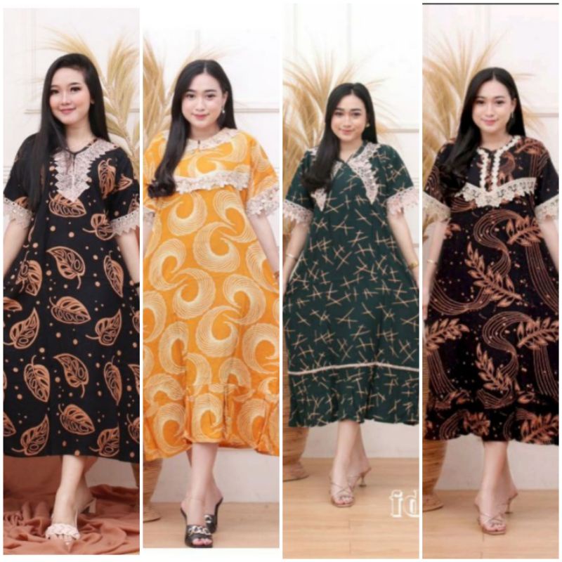 Daster Renda Andin Motif  | Daster Renda Murah | Pakaian Wanita Terlaris