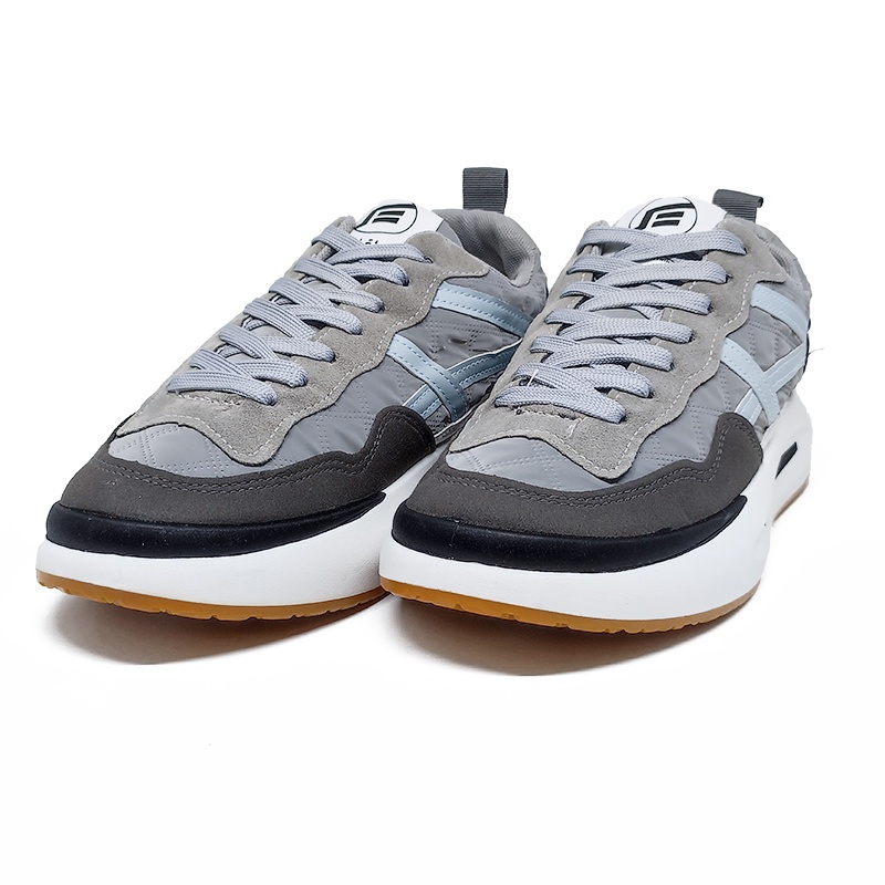 1489 - Alpha Grey/Black - Sepatu Sneakers Running Sport - D12