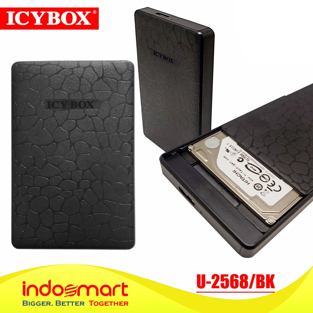 Casing Hardisk External 2.5" USB 3.0 - ICYBOX U-2568 Black