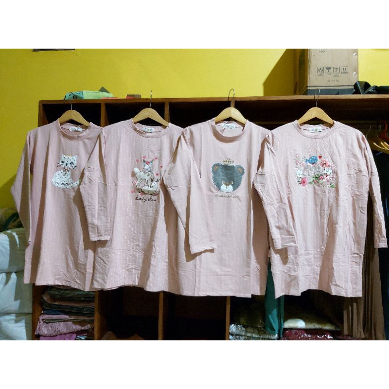 TUNIK IMPORT KAOS TIRAMISU