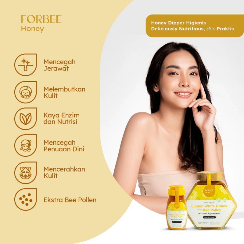 

Forbee Royal Linden White Honey with Bee Polen 550g