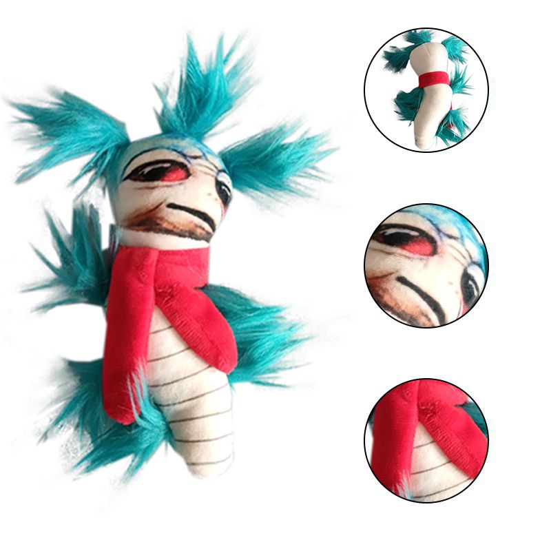 Mainan Cacing Lucu Dari Labirin Handmade Worm Stuffed Toy Boneka Masa Kini Lucu