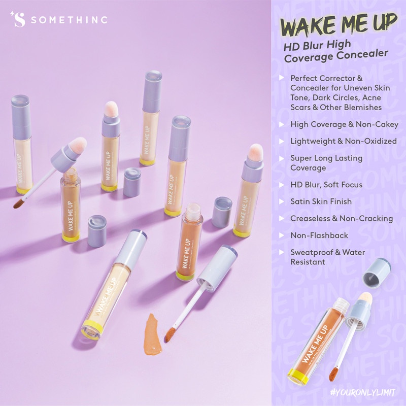 SOMETHINC WAKE ME UP HD BLUR FULL COVERAGE CONCEALER