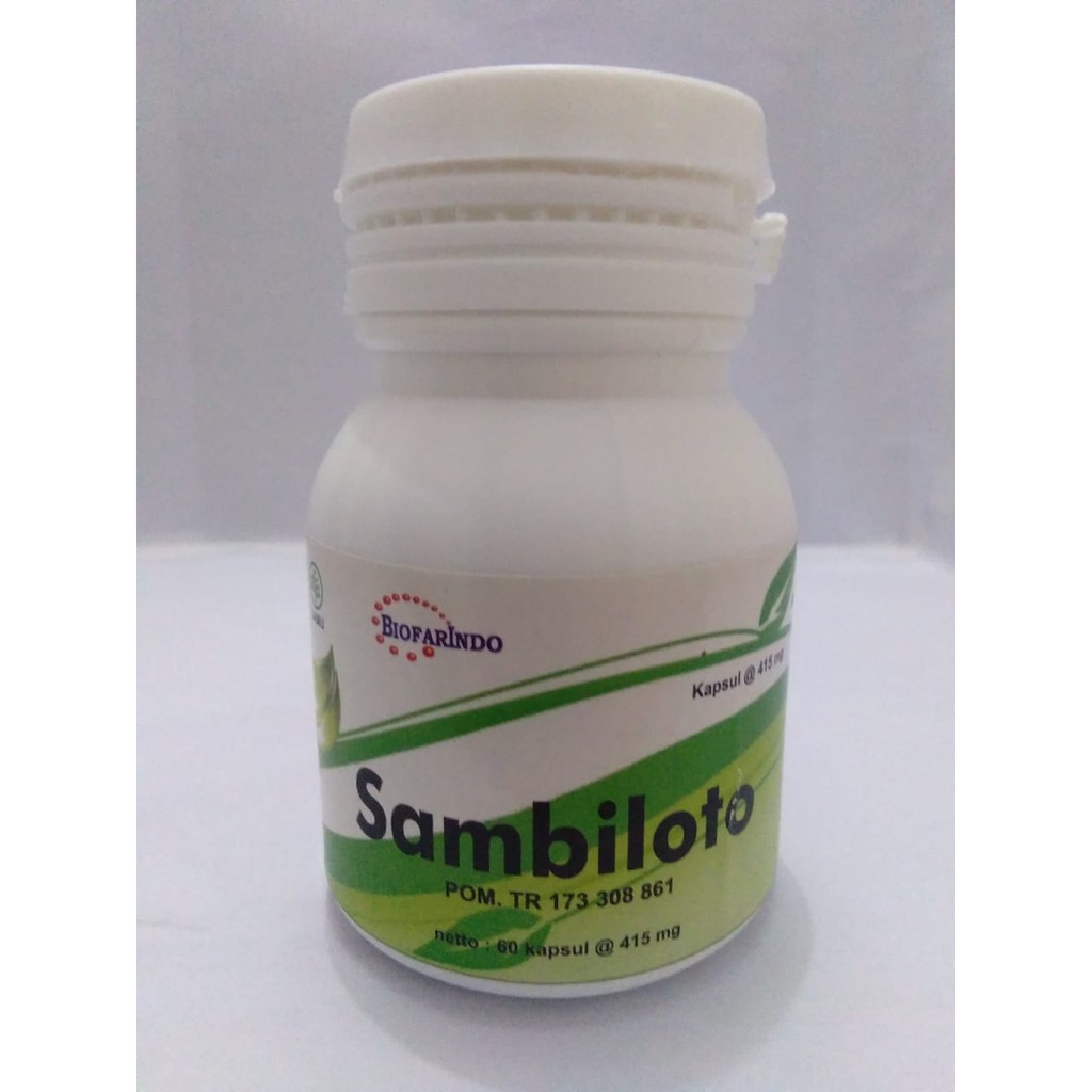 

Sambiloto (60 Kapsul)-Herbal Penurun Gula Darah-Hipertensi