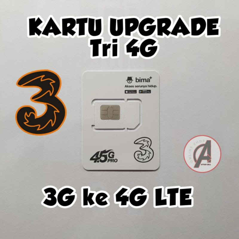 KARTU kusus upgrade dari 3G ke 4G Tri
