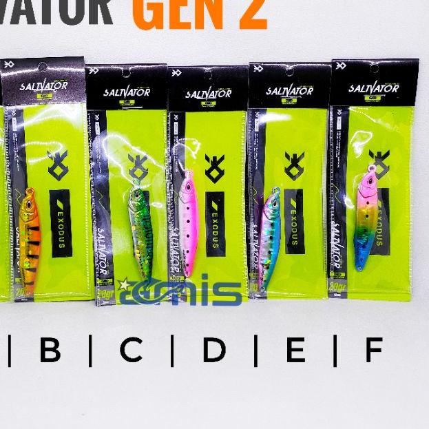 ❇ Exodus Salvator Micro Jig GID Umpan Jigging Casting ✻