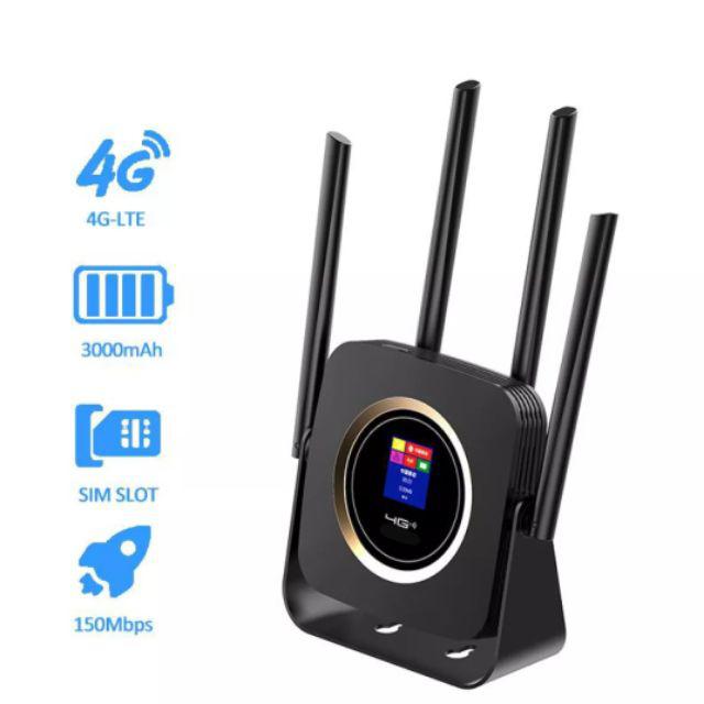 Modem 4g Wifi Portable Simcard Router Wireless Hotspot Lan Kuat Super Cepat Monitor Lcd Shopee Indonesia