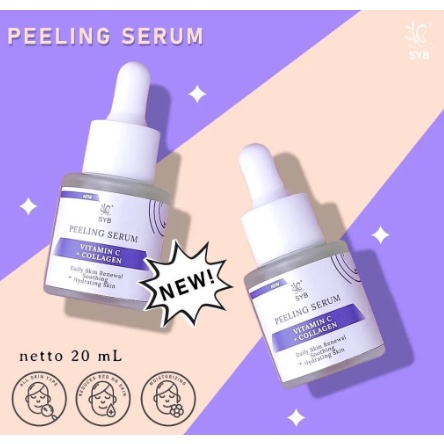 SYB PEELING SERUM WITH VITAMIN C + COLLAGEN 20 ML