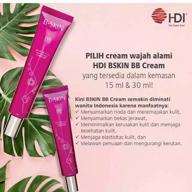 HDI B.SKIN BB Cream 30ml ORIGINAL