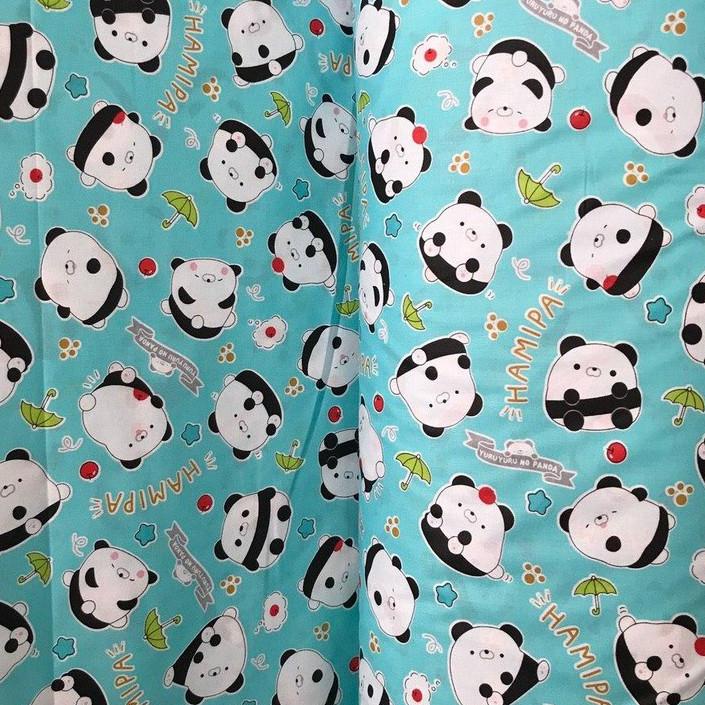 H898 KONICO kain Katun sprei Meteran motif SAFARI PARK Karakter ANAK TABUR Star Grow kain meteran