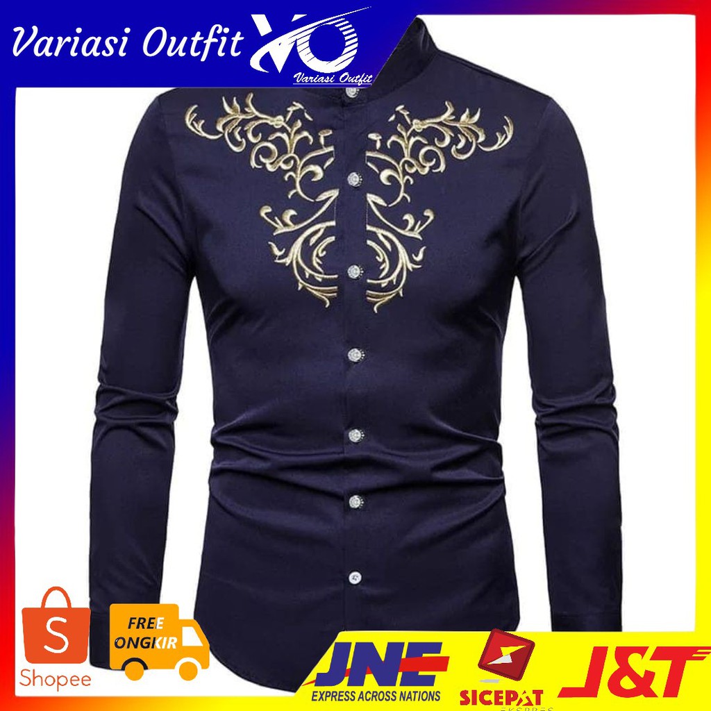 [KOKO CALVIN NAVY SC]Koko pria katun navy