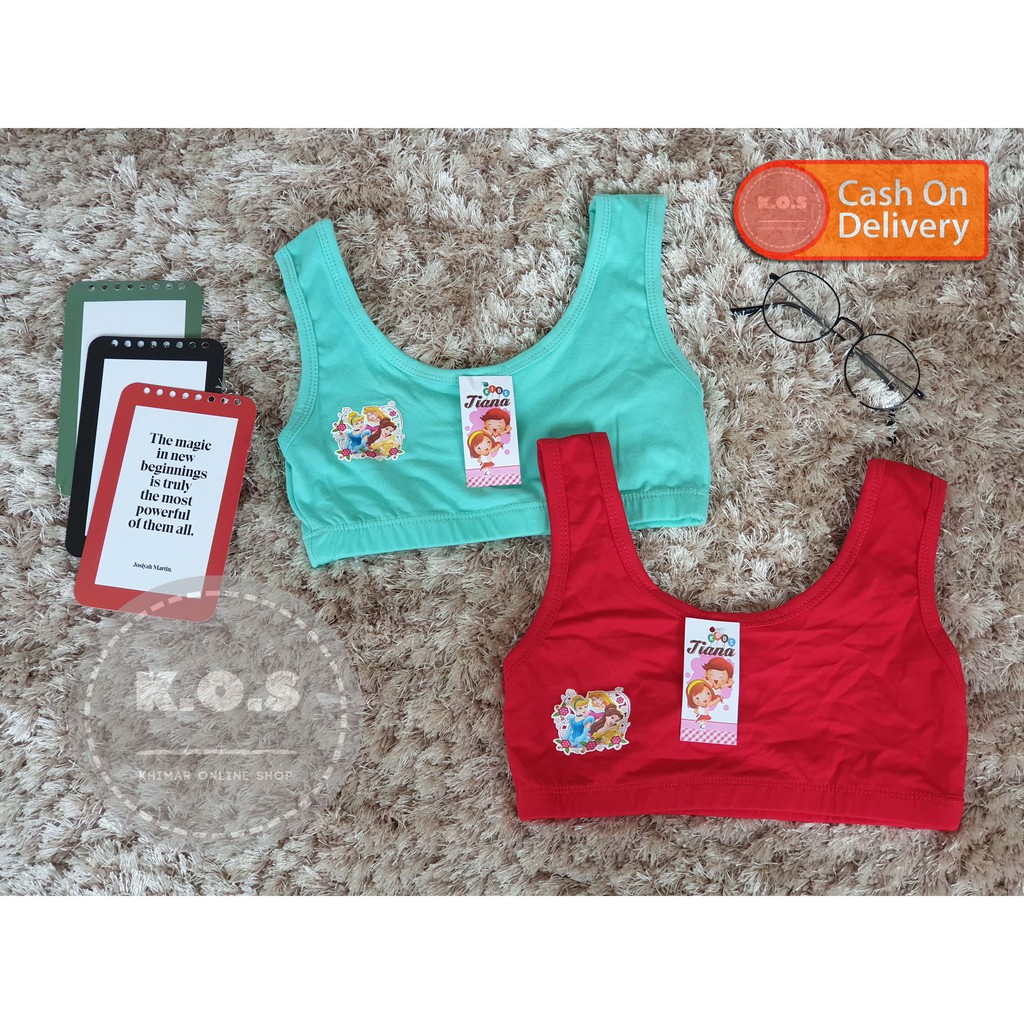 miniset anak katun halus tanpa busa