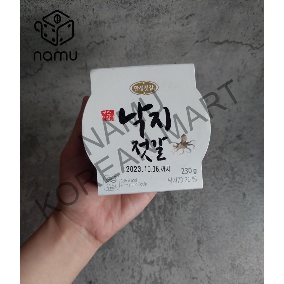

Hansung Salted & Fermented Small Octopus 230gr - Gurita Berbumbu Korea