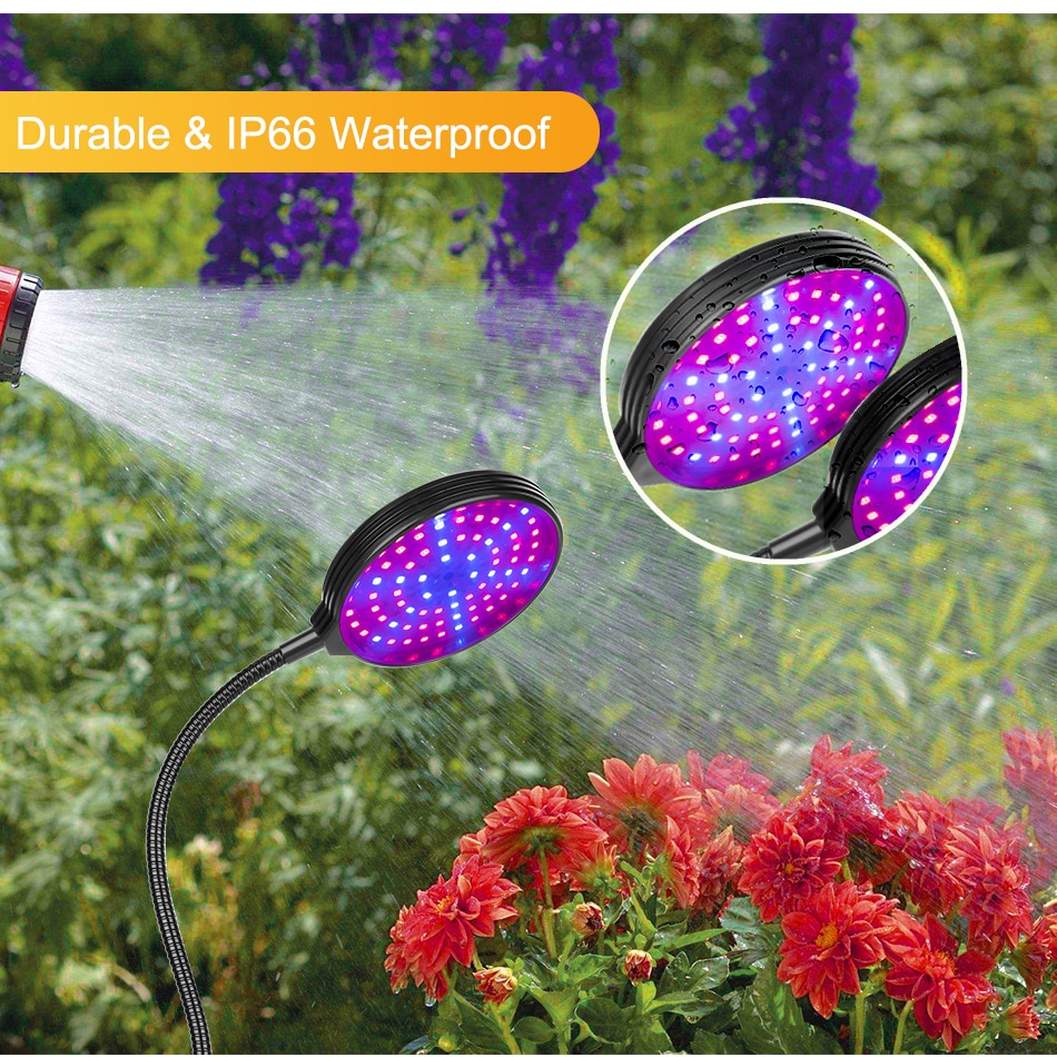 LED matahari buatan untuk tanaman dalam ruangan yang kurang sinar matahari agar tetap segar dan hidup Tanaman Matahari buatan Phytolamp Fitolamp Grow 3 Kepala 45W GL35 Full Spectrum LED Grow light ,DC5V USB WITH Clip,Grow Light for Indoor Plants