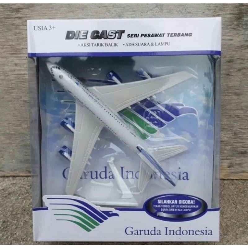Diecast Pesawat Terbang Garuda Indonesia - Miniatur Pesawat Terbang Garuda Indonesia