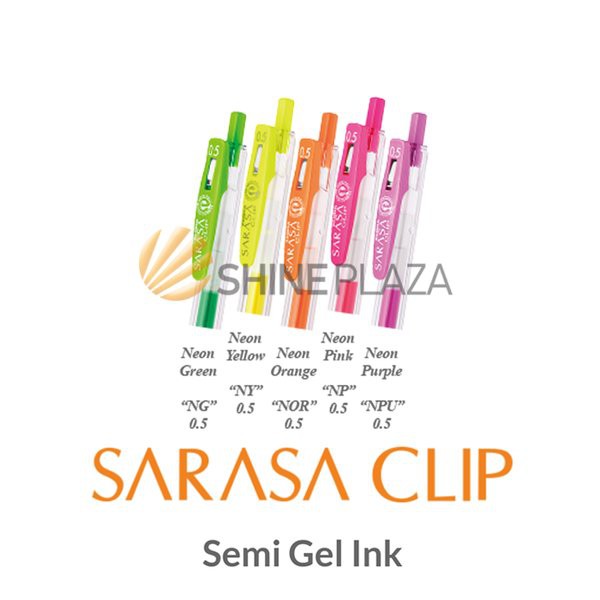 

Terlaris Ballpoint Gel Sarasa Neon 0.5mm - Zebra Special