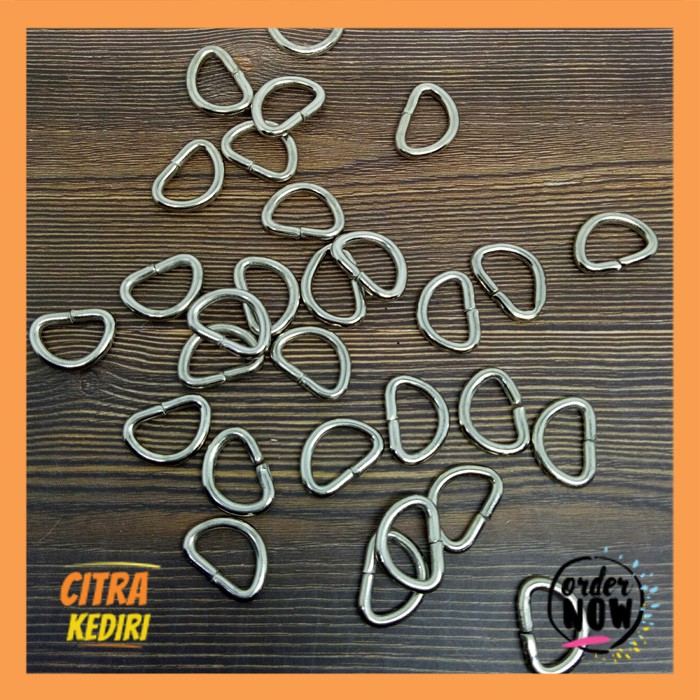 Ring D nikel 1,2 cm 2 mm - ring tas