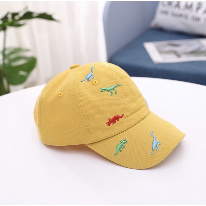 Topi Baseball Anak Laki Laki Anak Perempuan Unisex Model Dinosaurs Glowing / Kids Baseball Hat