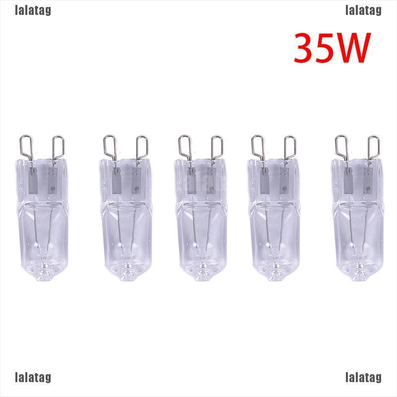 (Lala) 5pcs Lampu Halogen G9 Led 220v 18w 28w 33w 35w Super Terang Warna Warm White