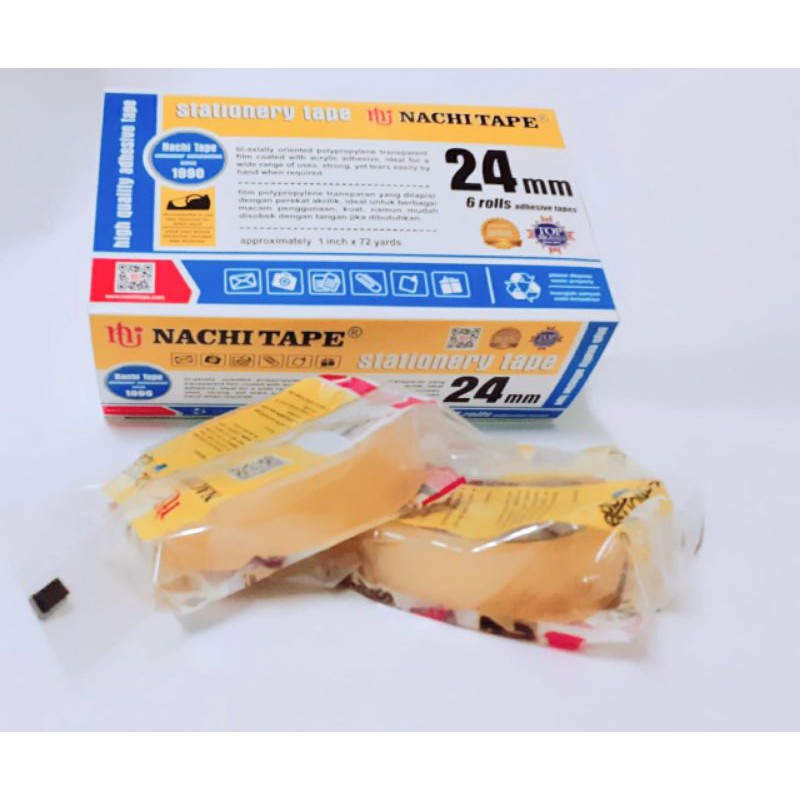 

Isolasi/selotip bening 1x72 nachi