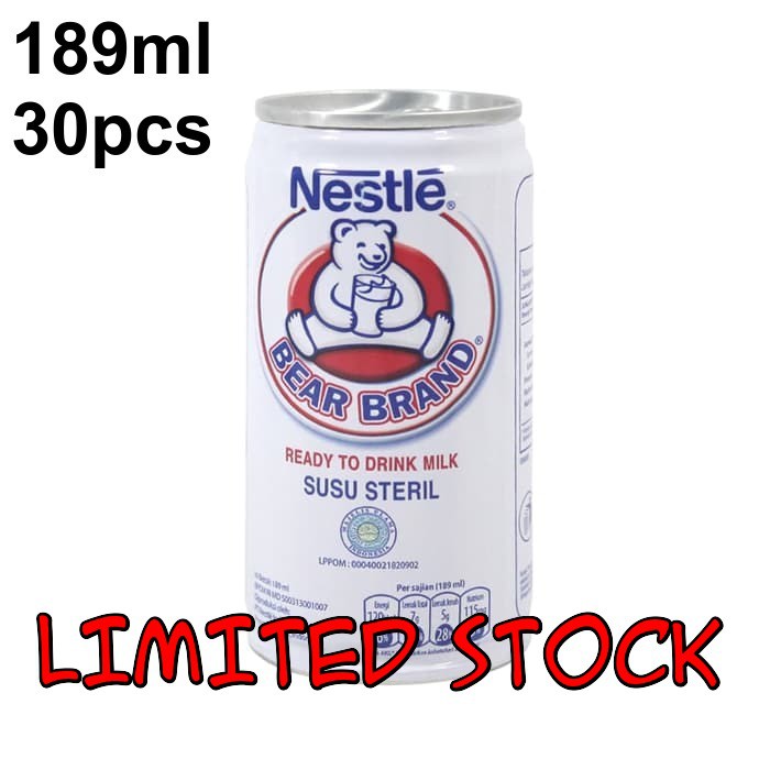 SUSU BERUANG BEAR BRAND 189ml/1 DUS/30PCS