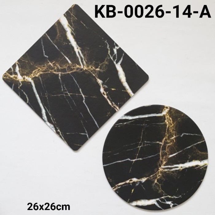 

GR-KB-0026-14 CAKE BOARD ALAS KUE KOTAK BULAT 26CM MARBLE HITAM PUTIH TERBARU