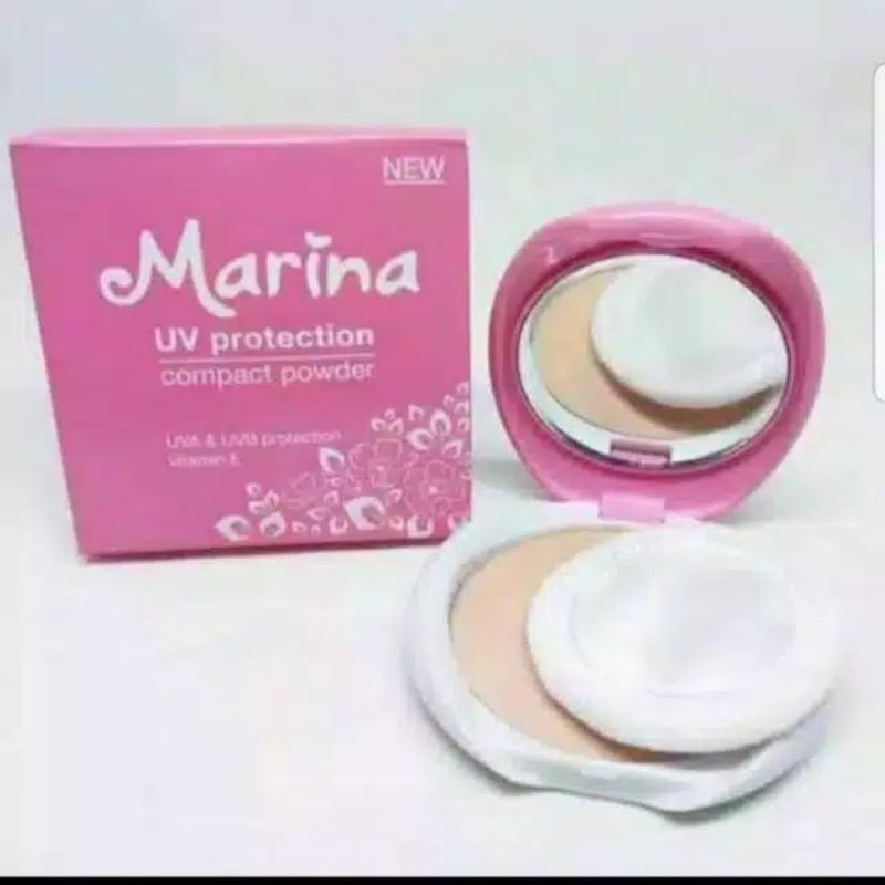 MARINA❤️ Compact Powder Bedak Padat Natural