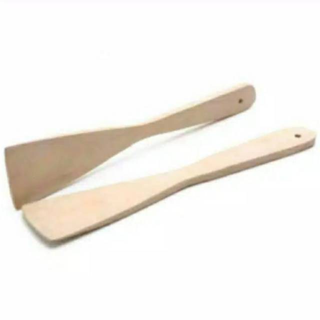 Spatula kayu / sodet kayu wajan anti baret