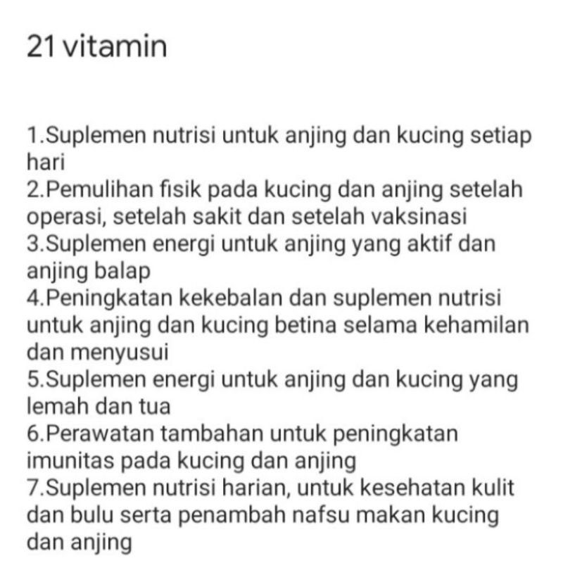 21 Vitamin iCATS Nutritions Paste 50gr Vitamin Kucing 1 BOX (16PCS)