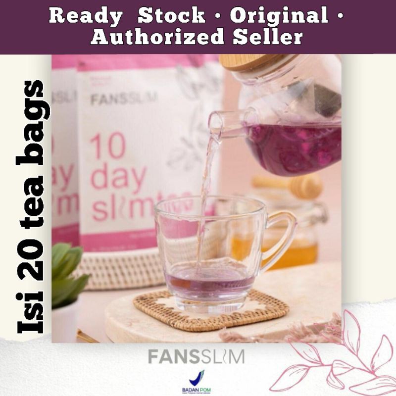 

TEH DIET PENURUN BERAT BADAN ALAMI FANSSLIM 10 DAYS SLIM TEA BY FANSSKIN